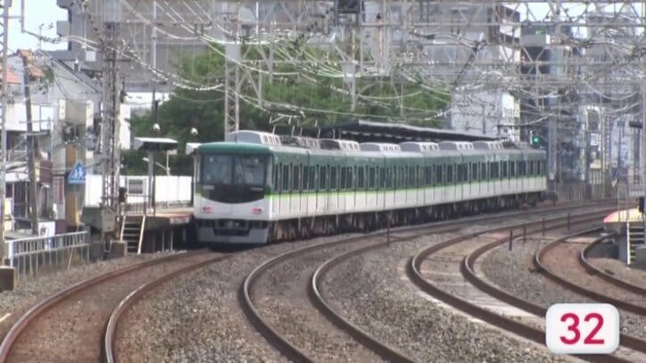 隣駅に到着するまでわずか32秒