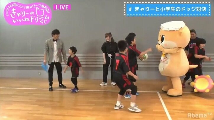 ちぃたん☆頭の”カメちゃん”ズリ落ちまくり、10回の落下にきゃりーが助言「縫ったほうがいいよ」