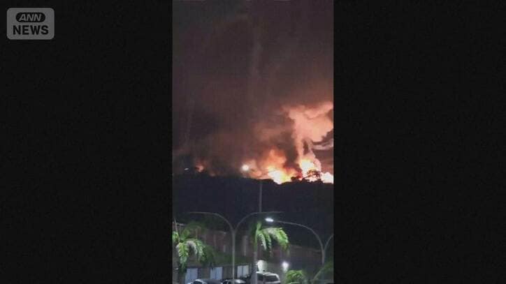 爆発があったベネズエラの首都カラカスの様子