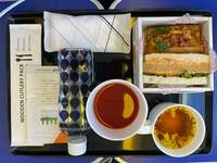 假屋崎省吾『ANA米子羽田便のプレミアムの朝食は⁉️』