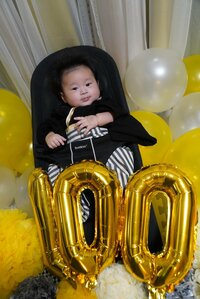 倉持由香『生後100日突破でお食い初め！』