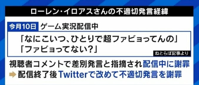 意味を知らずに言葉を使った場合も処分を受けるべきなのか? 人気VTuberローレン・イロアスさんの活動休止から考える 2枚目