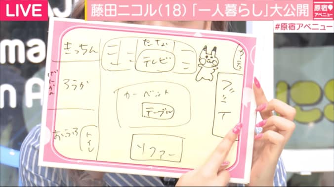 藤田ニコル　最近始めた一人暮らしの部屋はどうなっているのか？ 2枚目