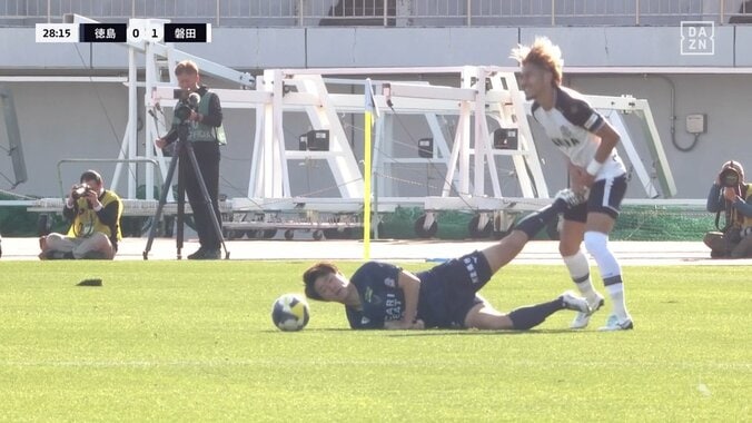 【映像】倒れた選手の足が股間直撃