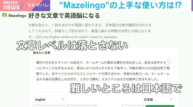 “Mazelingo”の上手な使い方は!?