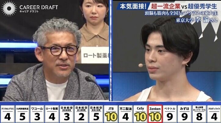 Zenken株式会社の担当者と李さん