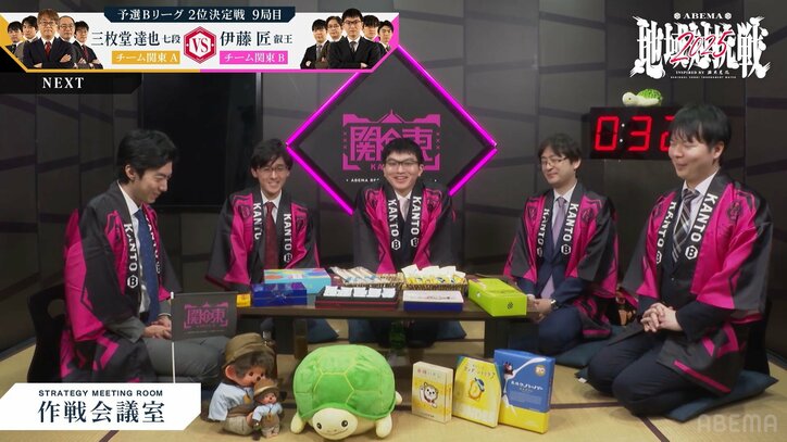 【写真・画像】前年準優勝の関東Bが本戦進出 永瀬拓矢監督代行が熱意引き継いだ！「去年果たせなかった優勝へ」フルセットの“関東ダービー”制する／将棋・ABEMA地域対抗戦　2枚目