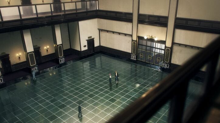 アニメ「チェンソーマン」マキマとデンジ　場面カット