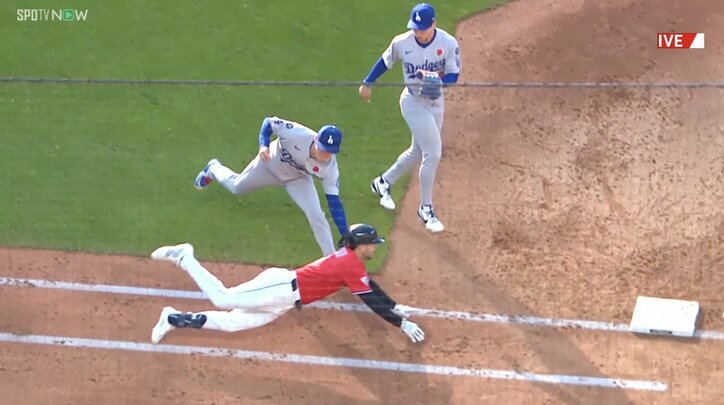 【映像】山本由伸の神プレーに相手も思わず頭を抱える