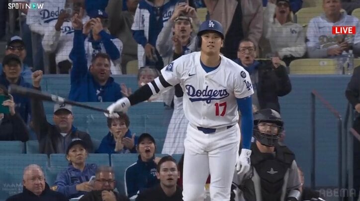 【映像】「音もエグい」大谷の特大6号ホームラン
