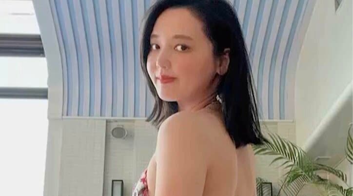 【写真・画像】「水着を着るのが趣味」そば屋の美人女将、インスタにビキニ写真を公開する理由　1枚目