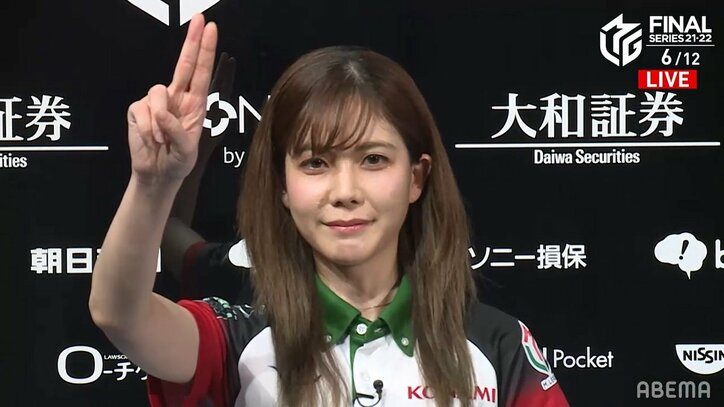 諦めずに拳を握れ!戦いの女神・高宮まり、起死回生のトップ「反撃のきっかけに」/麻雀・Mリーグ