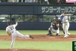 エグすぎる… 阪神・藤川球児、浮き上がる“火の玉ストレート”→バットにかすらせず“マン振り三振” カブレラを予告通り仕留める【オールスター名場面】