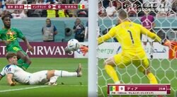 左手一本で至近距離シュートを止めた！イングランドの守護神・ピックフォードが魅せた試合の流れを変えた神セーブ