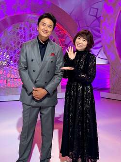 水森かおり、原田龍二との2ショットを披露「歌わせていただけて嬉しかったです」