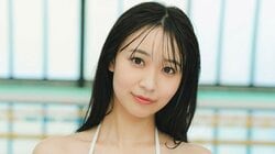 “グラビア界のニュースター”溝端葵のきらめく笑顔 『ヤンマガ』本誌未公開のWebカット公開