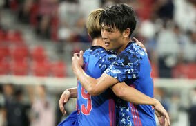 有言実行の3ゴール！ 町野修斗は前を見続ける「明日の練習から全力でW杯にアピール」