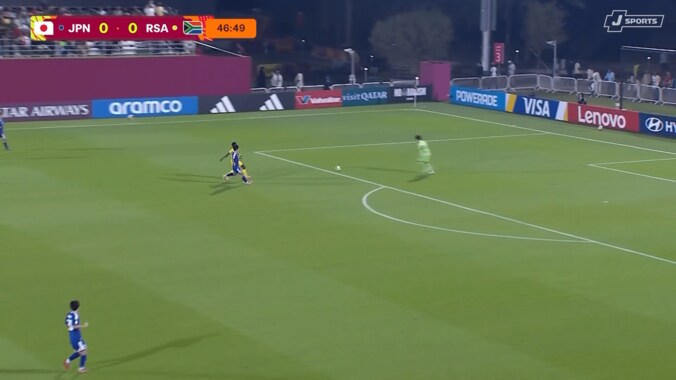 「凄すぎる」「一発だ」17歳日本代表GK、驚愕の先制点演出！“60m絶品フィード”に絶賛続々「ダイレクトで上手く蹴った」 3枚目