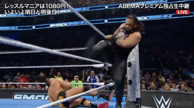 “翌日の対戦相手”ジェイコブ・ファトゥが乱入