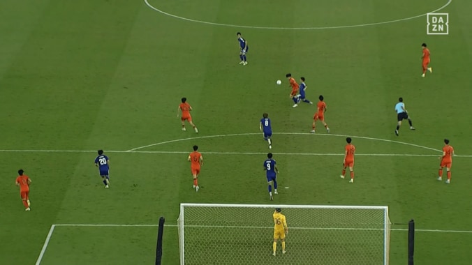 「遠藤航Ver.2.0」日本代表MF、中国粉砕の“縦回転”スーパーゴール！「自分で決めるのか」小倉幸成がボール奪取から衝撃弾【U23アジアカップ】 5枚目