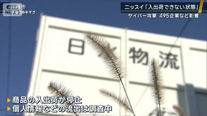 入出荷できない状態
