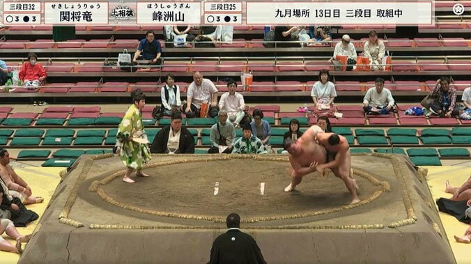「身体能力バグってる」驚異の“ソップ型”力士、175キロ超巨漢を片足立ちから“ジャンプ”投げ「片足立ちで」「着地も完璧」 2枚目