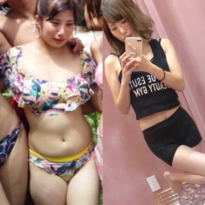 でっぱりん、10kg痩せる前と現在の比較写真を公開「すごい変化」「尊敬」の声 1枚目