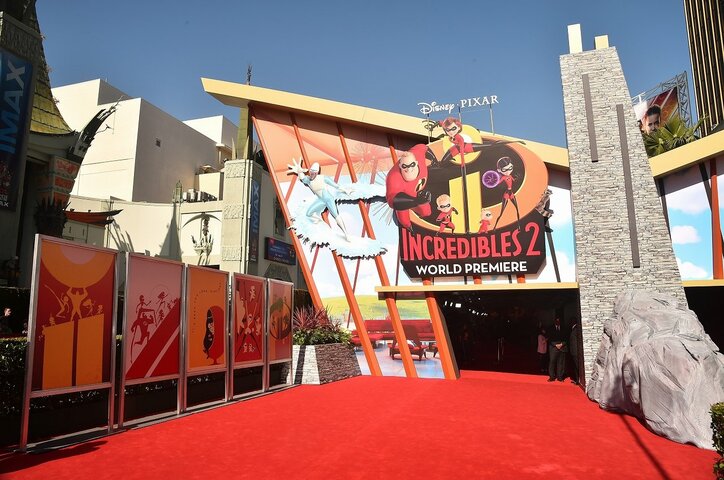 『インクレディブル・ファミリー』L.A.プレミアが開催 会場全体がインクレカラーに