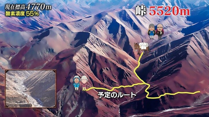 「ここでの遭難は絶対ヤバイ」ナスD、標高4000メートルで迷子に? 危機感募らせる