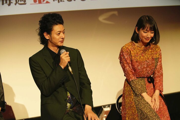 吉岡里帆の溢れ出る後輩力　オダギリジョーのために変顔披露し「渾身のアントニオ猪木です」