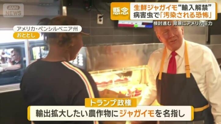 輸出拡大したい農作物にジャガイモを名指し
