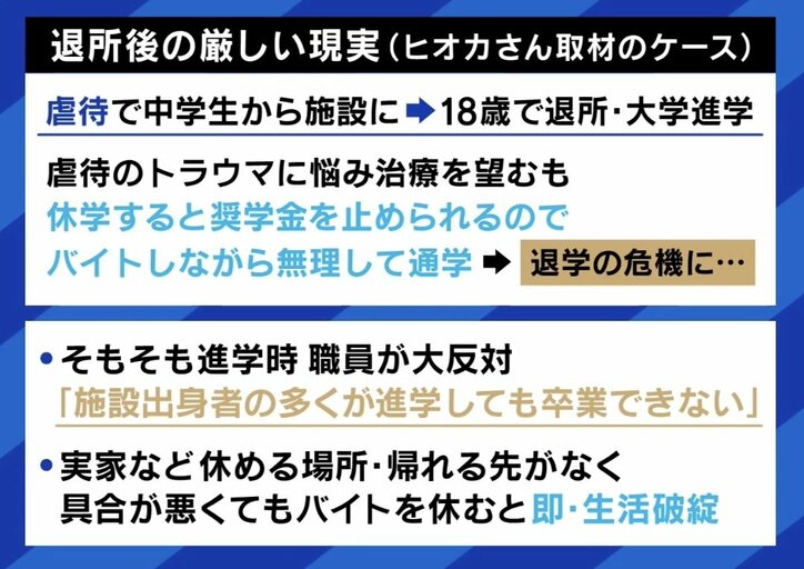 【写真・画像】社会は親の支援ありき?児童養護施設"退所後"の生きづらさを考える 「困った時に何でも相談できる場所をもっと作っていくべきだ」 3枚目