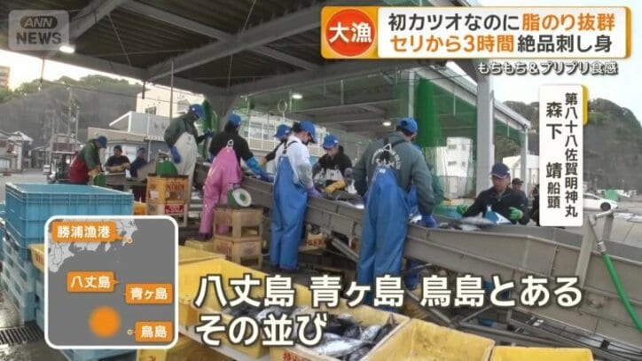 「きのう取ってきょう水揚げできる」