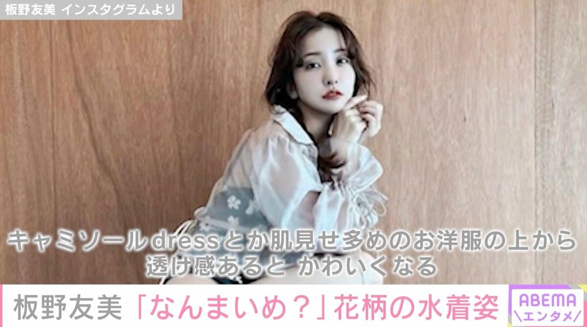 板野友美、自身の水着写真を複数枚投稿「なんまいめ？」ファンに定番の