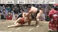 「どうした!?」「大丈夫？」力士が突然土俵に倒れ込み視聴者困惑　元若乃花“呼吸ができない”解説に合点「なるほど」「極め技だったのか」