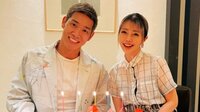 HG&住谷杏奈 家族4人で結婚記念日ディナー