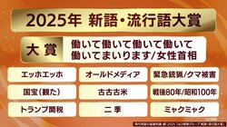 【2025新語・流行語大賞】年間大賞は「働いて働いて働いて働いて働いてまいります／女性首相」　トップテンには「緊急銃猟」「二季」など【受賞語を全解説】