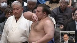 安青錦、“かばい手”で辛勝 義ノ富士の体を完全に“ひっくり返した”スゴ技に「本当に驚かされます」元北勝富士・大山親方あっぱれ