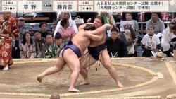 「ガチで本物…」「化け物や」“48年振り”の記録作ったザンバラ髪力士が強過ぎる…衝撃光景にどよめき