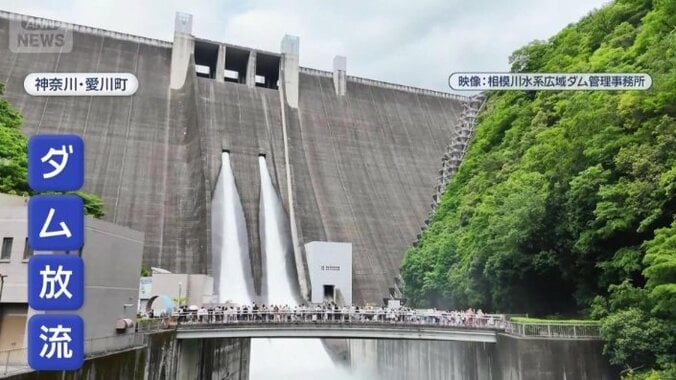 ダム放流