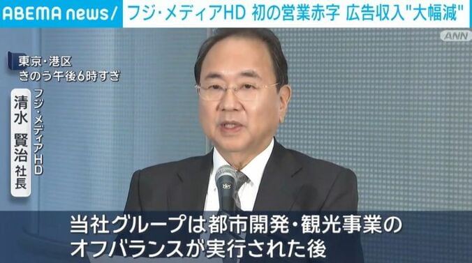 フジ・メディアHD 清水賢治社長