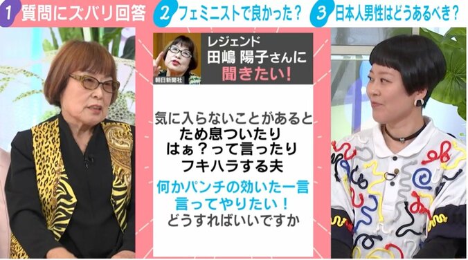 田嶋陽子氏（左）、瀧波ユカリ氏（右）