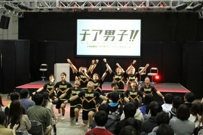 米内佑希さんがチアに挑戦!?　岡本信彦さん、小野友樹さんも登壇した『チア男子!!』ステージレポート【AnimeJapan 2016】 3枚目