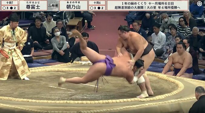 土俵側の大逆転