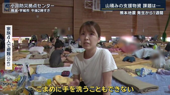家族4人で避難（20代）