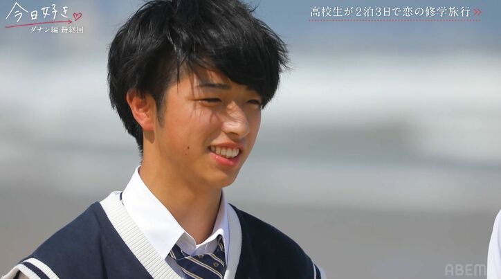 告白された人数25人のモデル高1男子、交際経験のない高2美女とカップルに！熱烈ハグ『今日好き』ダナン編最終回