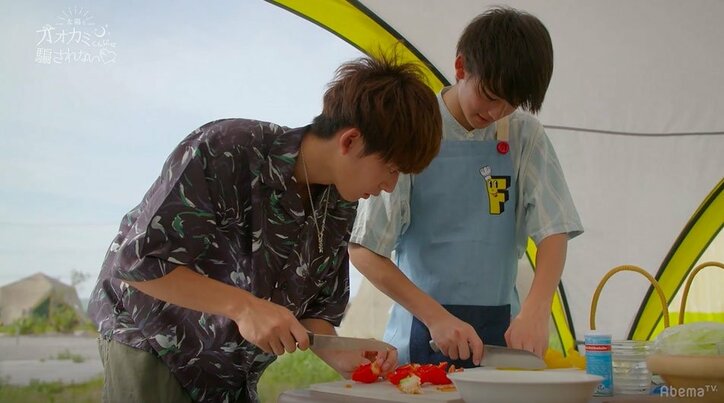 オオカミくん投票1位のモテ男、イケメンすぎるエプロン姿＆料理スキルに視聴者大興奮！「付き合ってほしい」