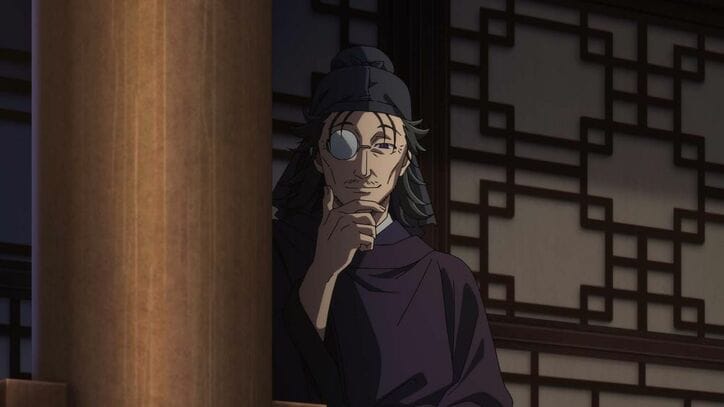 アニメ「薬屋のひとりごと」13話場面カット 羅漢