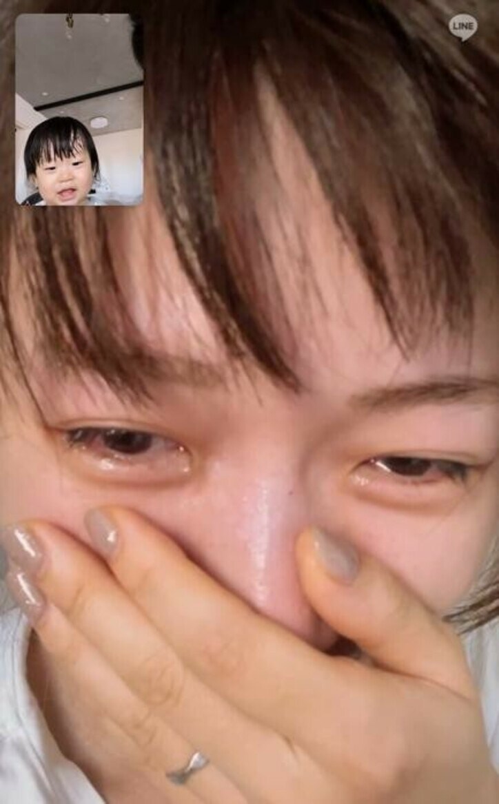  あいのり・桃の夫、ビデオ通話で号泣していた妻「愛情深さを再確認する」 