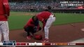 大谷翔平の右脇腹張りに続きエンゼルスに痛手…好調のレンヒーフォ、ネクストでのスイング中に異変!?顔ゆがめるほどの激痛に「また怪我人でるん?」「大丈夫か痛そう」